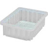 Global Industrial&#153; Clear-View Dividable Grid Container DG91035CL - 10-7/8 x 8-1/4 x 3-1/2 - Pkg Qty 20