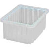 Global Industrial&#153; Clear-View Dividable Grid Container DG91050CL - 10-7/8 x 8-1/4 x 5 - Pkg Qty 20