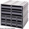 Quantum Interlocking Storage Cabinet QIC-8143 - 11-3/4"Wx11-3/8"Dx11"H - 12 Red Drawers