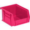 Ultra Stacking & Hanging Bin QUS210PK 4-1/8"W x 5-3/8"D x 3"H, Pink - Pkg Qty 24