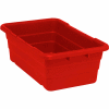 Cross Stack Nest Tote Tub TUB2516-8 - 25-1/8 x 16 x 8-1/2 Red - Pkg Qty 6