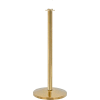 Queueway Post Rope Crowd Control Queue Contemporary Stanchion, Polished Brass Economy - Pkg Qty 2