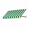 Awntech CR33-4FW, Window/Entry Awning 4' 4-1/2"W x 3'D x 3' 8"H Forest Green/White