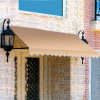 Awntech CR34-10L, Window/Entry Awning 10-3/8'W x 3-11/16'H x 4'D Linen