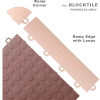 Block Tile R1US5112 Ramp Edges W/Loops, PP Edges Pattern, Beige