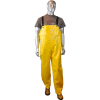 Radians® AquaRad RB33-NSYY-L, 0.25mm TPU/200D Nylon Rain Bibs, Yellow, L