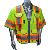 Radians® Type R Class 3 Heavy Duty Engineer Vest, Green, XL, SV55-3ZGD-XL