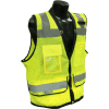 Radians® Type R Class 2 Heavy Duty Surveyor Safety Vest, Snap, 4XL, Green, SV59-2ZGD-4X