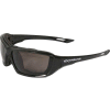 Radians® XT1-21 Extremis Foam Lined Frame Safety Glasses, Smoke A/F Lens, Black Frame