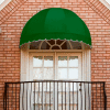 Awntech RB5-F, Window/Entry Awning 5' 4-1/2"W x 2' 8-1/4"D x 3' 3-1/4"H Forest Green