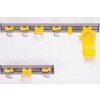 Rubbermaid® Commercial Tool Storage, Gray, 18", 2 S-hooks/1 Double Hook - 199200GY