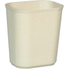 Rubbermaid® 14 Qt. Fiberglass Wastebasket, Beige - RCP254100BG
