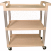Rubbermaid® 9T65-71 Three-Shelf Beige Service Cart