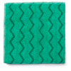 Rubbermaid® Reusable Microfiber Cleaning Cloths 16" x 16", Green 12/Case - RCPQ620
