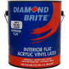 Diamond Brite Interior Flat Latex Enamel Paint, Sky Blue Gallon Pail 1/Case - 11500-1