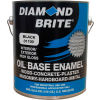 Diamond Brite Oil Enamel Gloss Paint, Black Gallon Pail 1/Case - 31100-1