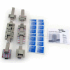 QuakeHold!™ HPLC 8-Stack Fastener Kit, RDHP8G1, Gray