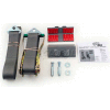 QuakeHold!™ 90" Ratchet Strap W-Corner Brackets, RFR90CBG1, Gray