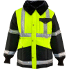 RefrigiWear Iron-Tuff™ Jackoat™, Black/HiVis Lime, -50° Comfort Rating, S Regular