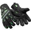 RefrigiWear® Exteme Freezer Glove, Black, -30° Comfort Rating, Large, 0679RBLKLAR