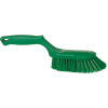 Vikan 41692 Ergonomic Scrubbing Brush- Stiff, Green