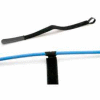Rip-Tie, 3/4" x 7" EconoWrap W/ Elastic Band, M-07-EE2-BK, Black, 2 Pack