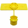 Rip-Tie, 5/8" x 2.5" Unitag Labels, U-25-010-Y, Yellow, 10 Pack