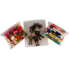 Sealer Sales Reclosable Poly Bags with Slider Zip Closure, 6" x 8", 4 mil, Clear, 1000/Case