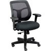 Eurotech Apollo Mesh Task Chair with Arms - Fabric - Black