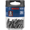 BOSCH® 2" Big Tac 25-Pack Bit Set, BBT25R2, R2-Point, 1/4" Shank - Pkg Qty 5