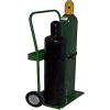 Forney® Dual Cylinder Hand Truck for Oxygen/Acetylene Medium Cylinder 8" Tires Semi Pneumatic