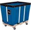 Perm Liner Truck, 6 Bu, Blue Vinyl, Wood Base, All Swivel