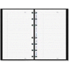 MiracleBind Notebook, College/Margin, 11 x 9-1/16, White, 75 Sheets, Black Cover
