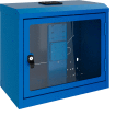 Rousseau R5MCA-2451 Wall-Mounted Cabinet with Polycarbonate Door, Avalanche Blue