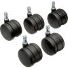 Interion® 60mm Casters, 5 Per Set