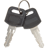 Global Industrial™ 2Pcs Replacement Keys for Charging Cabinets/Carts 985748, 251761, 987877