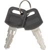 Global Industrial 2Pcs Replacement Keys for Charging Cabinets/Carts 985748, 251761, 987877