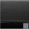 Stair Tread Rubber Square Nose 48"L - Dark Gray