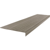 Rubber Low Circular Profile Square Nose 12.5" x 48" Pewter
