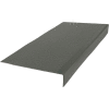 Rubber Textured Profile Square Nose 12.63" x 48" Charcoal