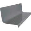 Rubber Raised Circular Stair Tread Square Nose 20.44" x 48" Dark Gray