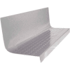 Rubber Raised Circular Stair Tread Square Nose 20.44" x 48" Slate