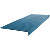 Rubber Raised Circular Stair Tread Square Nose 12.06" x 48" Mariner