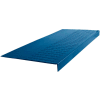 Rubber Raised Circular Stair Tread Square Nose 12.06" x 60" Deep Navy