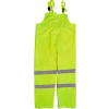 Petra Roc Waterproof Bib Pants, ANSI Class E, 300D Oxford/PU Coating, Lime, 2XL