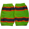 Petra Roc Leg Gaiter, ANSI Class E, Polyester Mesh, Lime/Orange, One Size, 1 Pair