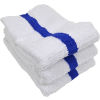 R&R Value Blue Center Stripe Pool Towel - 48&quot; x 24&quot; - 12 Pack