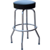 Richardson Seating Swivel Barstool - 24"H - Black