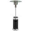 Hiland Patio Heater HLDS01-SSBLT Propane 48000 BTU With Table Black/Silver