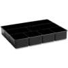 Rubbermaid® Desk Drawer Director with 7 Compartments Black